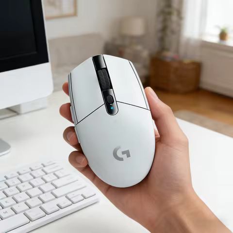 Logitech G305 LIGHTSPEED Wireless Gaming Mouse HERO 12K DPI 6 Programmable Buttons 250H Battery for 