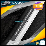 Mazda CX30 CX-30 DM 2019 - 2025 Door Step Sticker Carbon Protector Fit Mazda CX30 CX-30 DM Vacc Auto