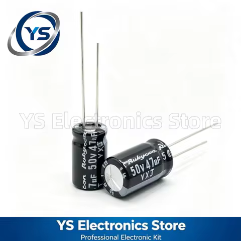Rubycon YXJ Series 50V47UF 6.3x11mm 50YXJ47M6.3X11 47UF50V 50V 47UF Electrolytic Capacitor Brand New