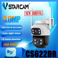 Vstarcam C662DR / C622DR / CS669DR-PRO (เลนส์คู่)  ความละเอียด 2-3 MP(1296P) กล้องวงจรปิดไร้สาย Outd
