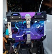 45L Duhan top box with metal base plate / GIVI box / Motorcycle top box