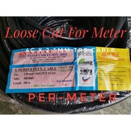 (X 1MTR)Fajar CUT LOOSE FOR METER TRS 4C 2.5MM CABLE -