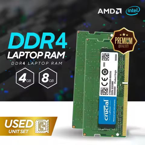 DDR4 Memory Crucial Laptop RAM 16GB 8GB 4GB 1.2V 260pin 3200MHz 2666MHz 2400MHz 2133MHZ PC4 for Note