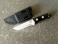 มีดพกมีดเดินป่าทรงทันโตะบู๊สค๊าพร้อมซอง Kydex