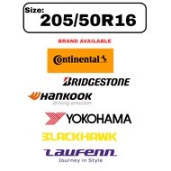 205/50R16 Blackhawk HH11 Laufenn GFIT AS LH41 Bridgestone RE004 Yokohama ES32/ ADVAN V701 Hankook K1