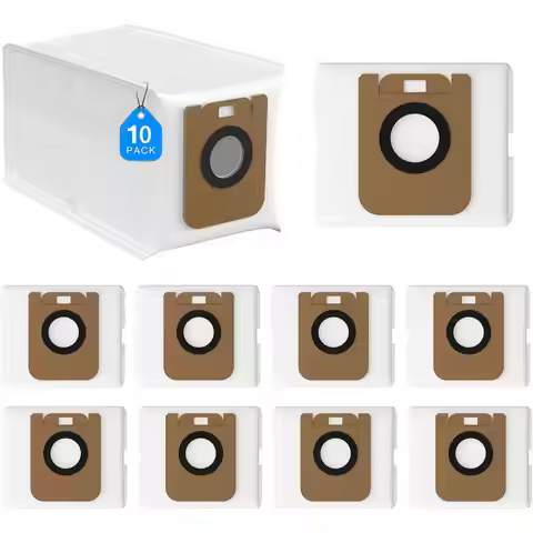 10 Pack Vacuum Cleaner Bags for Dreame D10 Plus / D10s Plus / Z10 Pro / L10 Plus Robot Vacuum Cleane