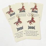 5pcs Horse Keychain Bag Pendant, Meaning "Success Achieved", Suitable For Graduation, New Year Gift,