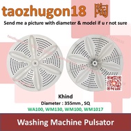 Khind Washing Machine Pulsator Pinggan Kipas WA100 WM130 WM100 WM1017