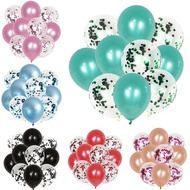set 10PCS .12 inch confetti sequins sequin  transparent balloon belon set