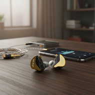 CCA CRA+ Fever-Grade HIFI Wired In-Ear Earphones for Anchor Live Broadcast Monitoring Special Ear Re