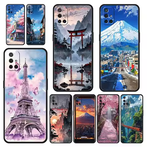 Landscape Japan Series Scenery Case For OnePlus 13 12 11 10 9 8 7T Pro 13R 12R 10R 9RT 8T Nord N200