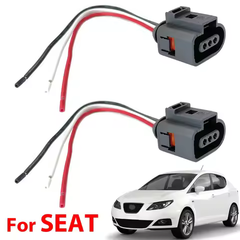 2pc For SEAT Alhambra Altea Ibiza 6J 6P Leon 1P Toledo 5P Camshaft Position Cam Sensor Plug Connecto