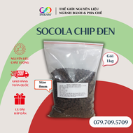 Socola Chips Đen Size 8mm Bịch 1kg