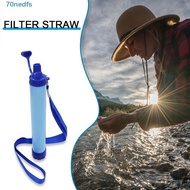 NEDFS Water Filter, Straw Direct Drinking Outdoor Water Purifier, Outdoor Tools Mini Portable Water Bag Filtration Straws Camping
