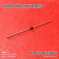 (5 PCS) Zener Diode 6.8v Zener Diode 1w 1N4736 Diode 6v8 6.8v 6.8 6.8 v 1 1.0 1.0 w DO-41
