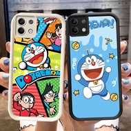 DJ-19 Doraemon Silicone Casing black and white for Xiaomi poco M6Pro X6 X6NEO F7 X7 M7 Pro 5G 4G