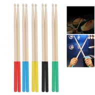 1 Pair Non Slip 5A 7A Multiple Color Maple Drumsticks Wood Drum Sticks Drums Accessories Music Accessories