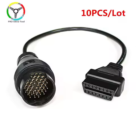 Cable for Benz 38Pin to 16Pin Cable OBD2 OBD Diagnostic Adapter for Mercedes 38 pin OBD 38pin Connec