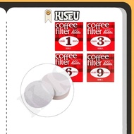 Kalita Round Filter Paper #1 #3 #6 #9 47mm 56mm 60mm 68mm 100pcs for Bialetti Moka Pot / from Korea