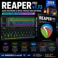 🔥 REAPER Pro v7.73 2026 For Win/Mac | Audio Recording & Music Production Software