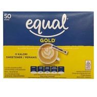 EQUAL Gold 50stick Sweet Lie Sugar Sucralose Sugar Substitute 0 Calories Sugar Extra 0 Calorie Sweet