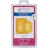 Spellbinders Nestabilities Die - 5X7 Elegant Labels 4 S6-005