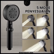 Premium Black Shower Head with 5 Shower Modes