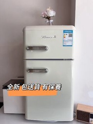 💞復古雪櫃 Retro refrigerator 迷你雪櫃 Mini refrigerator高顏值細雪櫃 家用 雙門雪櫃 節能  冷藏冷凍 電冰箱 freezer 包送貨  有保養