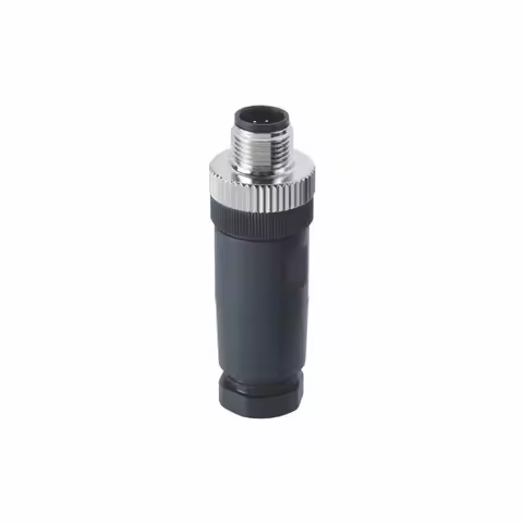 M12 4 Pin Connector Male Female Overmould Staight M12 a B D Code Connector Black Automotive Electric