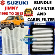 SUZUKI BUNDLE AIR FILTER + CABIN FILTER FOR SUZUKI JIMNY 1998 TO 2018 PN: 13780-81A00 / 95860-81A20
