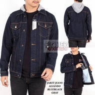 BISA BAYAR DI TEMPAT / JAKET JEANS HOODIE BOY COWOK / JAKET JEANS DENIM PRIA / JACKET HUDIE ALIANDO