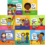 English Original Time to Eat/Share/Tidy Up/Care/Get Dressed 8 Volumes Co-Sale Hardcover Children's B