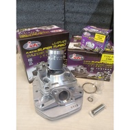 Y125Z/Y125ZR 57MM RACING BLOCK IKK(POWER COATING)BLOCK+PISTON+RING(KIT SET) ST2