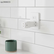 [XYZ] Wall Outlet Extender Ultra Slim 2500W 180° Rotation 4 Outlets Power Splitter for Travel Home O
