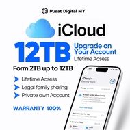 [𝐏𝐞𝐫𝐦𝐚𝐧𝐞𝐧𝐭] Upgrade Storage iCloud up to 12TB | 2TB Permanent Acsess | Lifetime Family Sharing | 100