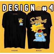 THE SIMPSON GRAPHIC SHIRT | Front and Back Design Trendy Clothes Tops Tees T Shirt Design Template Lelaki Plus Size