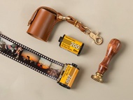 spedear客製化復古菲林膠捲記憶相冊 皮革鑰匙扣版