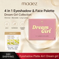 Maaez Dream Girl Palette: 4-in-1 Highly Pigmented Eyeshadow for a Fantasy Look