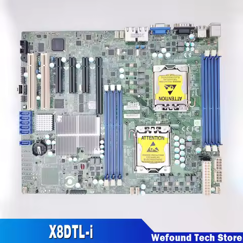 Server Motherboard For Supermicro LGA1366 5600 Fully Tested X8DTL-i