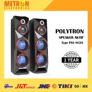 POLYTRON PAS 8C28 / ACTIVE AKTIF SPEAKER + USB + BLUETOOTH / PAS8C28