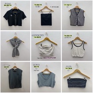 Ready Stock Preloved Branded Crop Top Women 🔥🔥 LOVITO, VS (Victoria’s Secret)