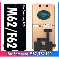 SAMSUNG M62 F62 ORI SUPER AMOLED FULLSET FRAME LCD TOUCHSCREEN