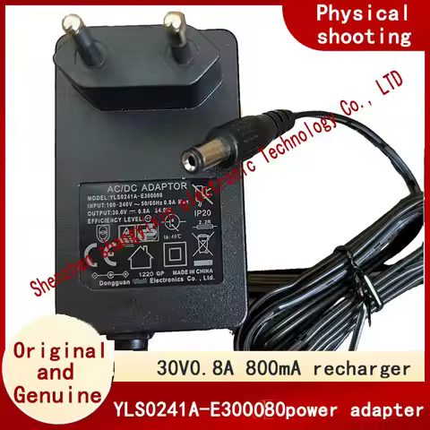 Original 30V0.8A 800mA power adapter Vacuum cleaner charger YLS0241A-E300080 charger