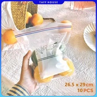 Ziplock Food Organizer Plastic Bags 26.5x29cm 10 PCS - ZW-58