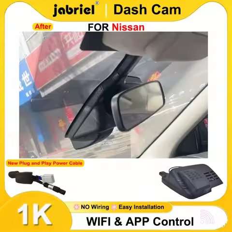 Jabriel Dash Cam Car DVR 1K 1080P Wifi Plug and Play DashCam for Nissan qashqai j10 j11 j12 2015 201