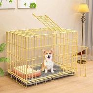 Transport Dog Cage Nano Large Dog Iron Cage Kennel Small Dog Bold Pet Indoor Cage Cage Dog Cage Fold