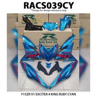 Rapido Cover Set Assembly Y15ZR V1 Exciter 4 King (Sticker Tanam)