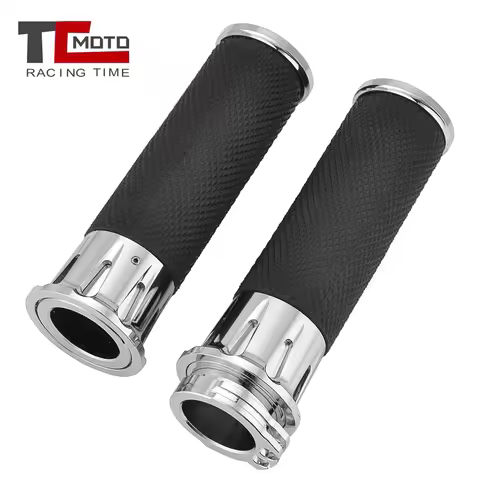 Motorcycle CNC Handle 1" 25mm Handlebar Hand Grips For Harley Sportster Iron XL 883 1200 X R VRSC 48