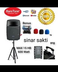 Speaker Portable Wireless Baretone Max 15HB max 15 hb max15hb original