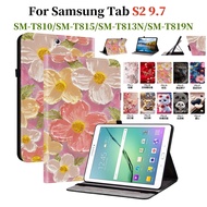 For Samsung Galaxy Tab S2 9.7 2015 High Quality Leather Stand Flip Cover SM-T810 SM-T815Y SM-T813N S